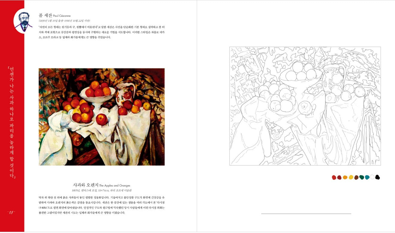 40 Most Famous Paintings in the World Coloring Book