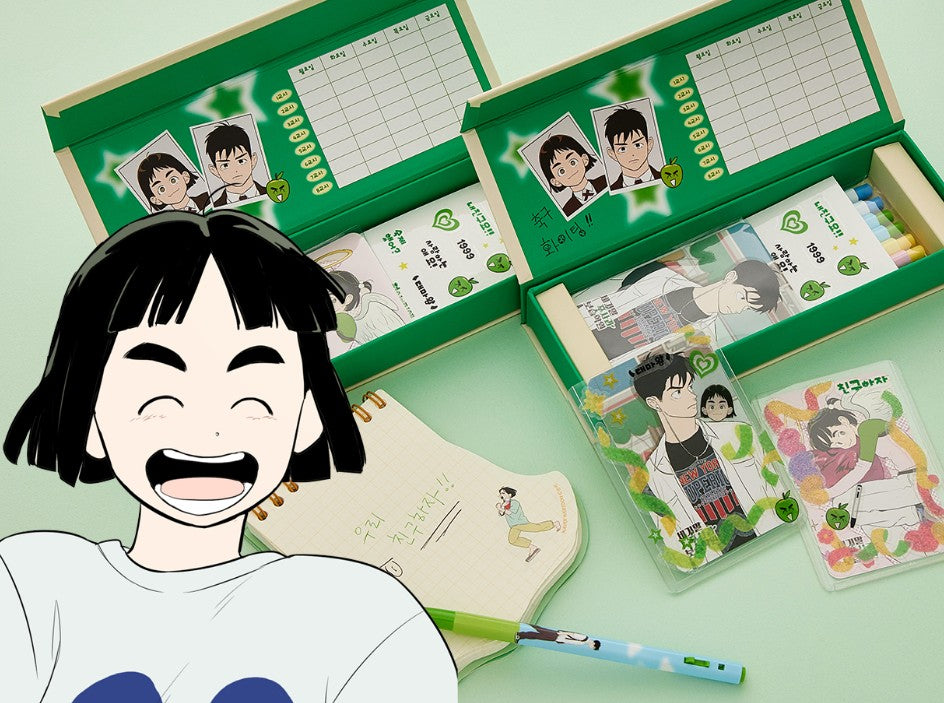 [re-stock] After School Lessons for Unripe Apples : pencil case set, P