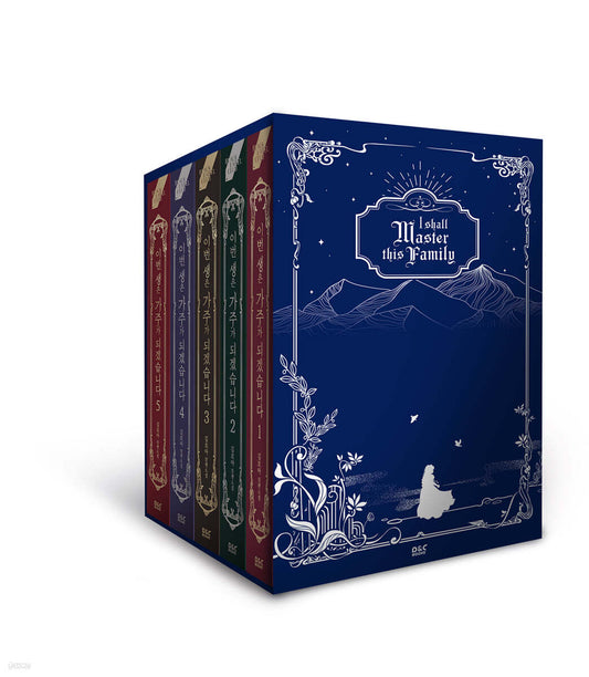 [Limited Edition]I Shall Master This Family : vol.1-5 Novel Limited edition set