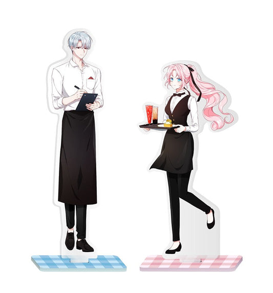 [only 2 left] Flirting with the Villain's Dad : Cafe ver. Acrylic Stand set