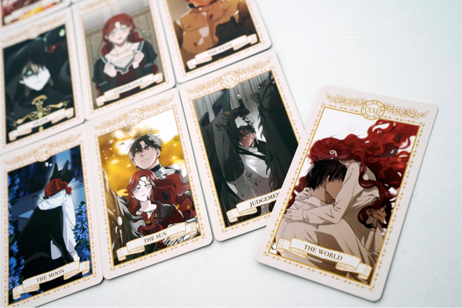 Under the Oak tree Tarot card set