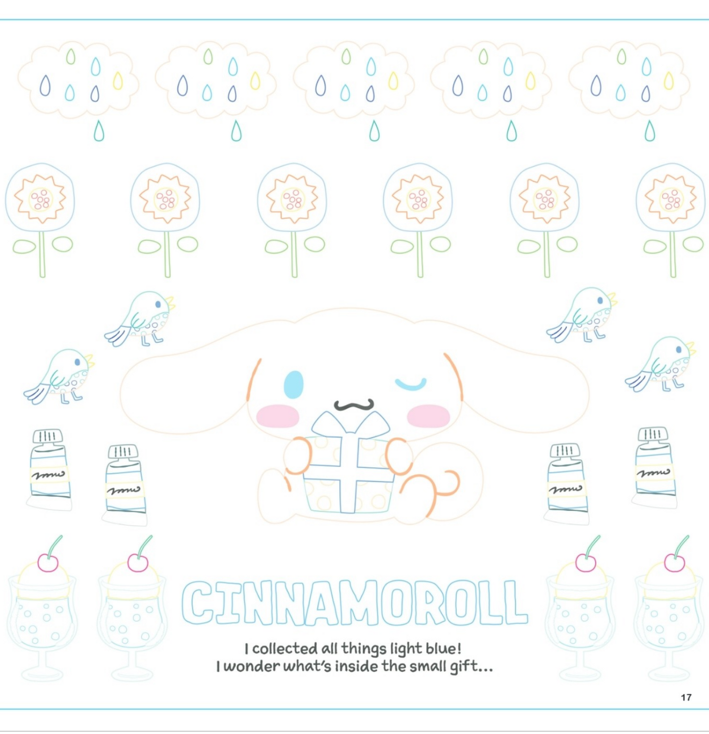 SANRIO CINNAMOROLL Coloring Book 2