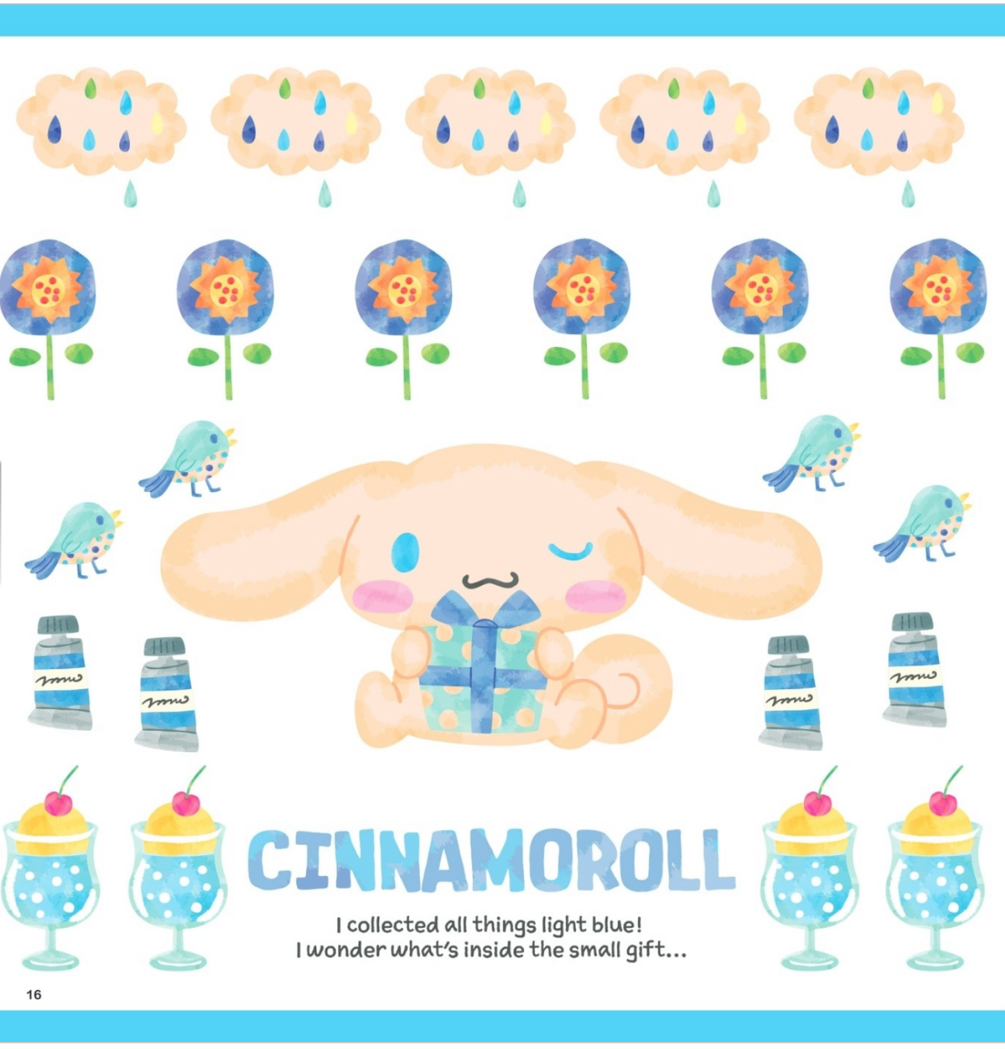 SANRIO CINNAMOROLL Coloring Book 2