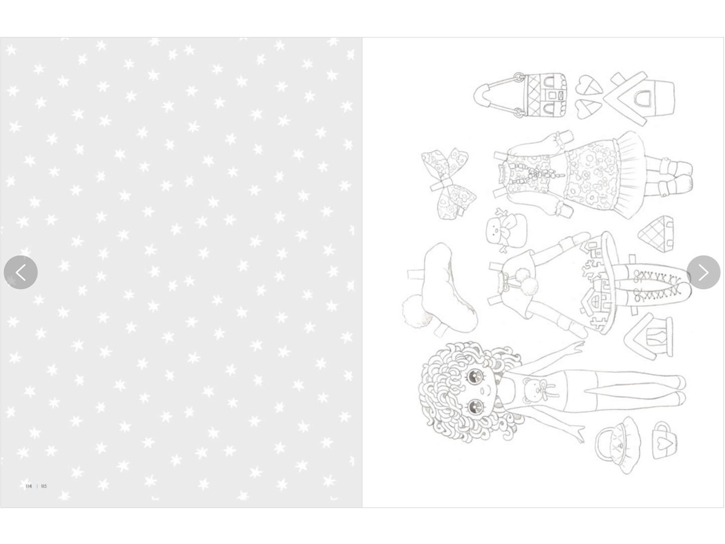 Quilt Doll Colored pencils Coloring book