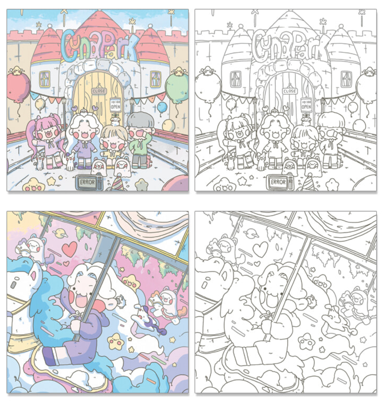 Kuna's Magic Advanture Coloring Book