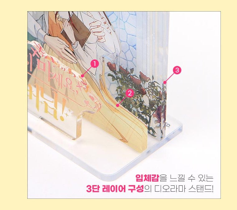 Can't Go Too Far With the Unrelenting Duke : diorama acrylic stand