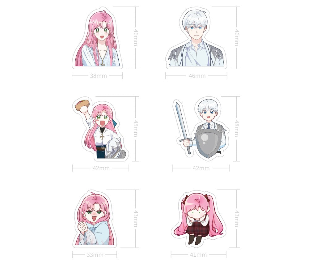 The Perks of Being an S-Class Heroine : Removable sticker set