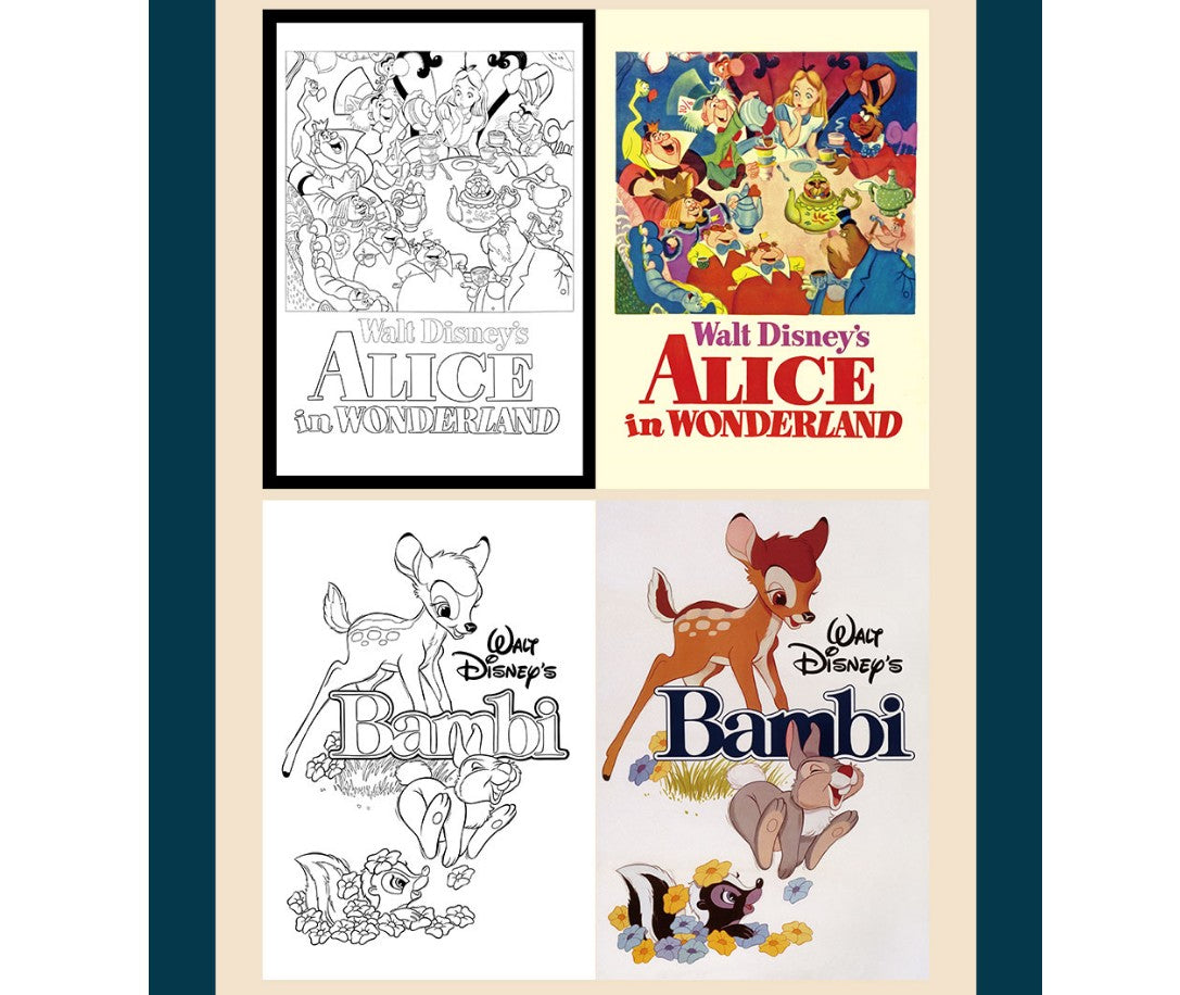Disney Poster Coloring Book 2 : Classics