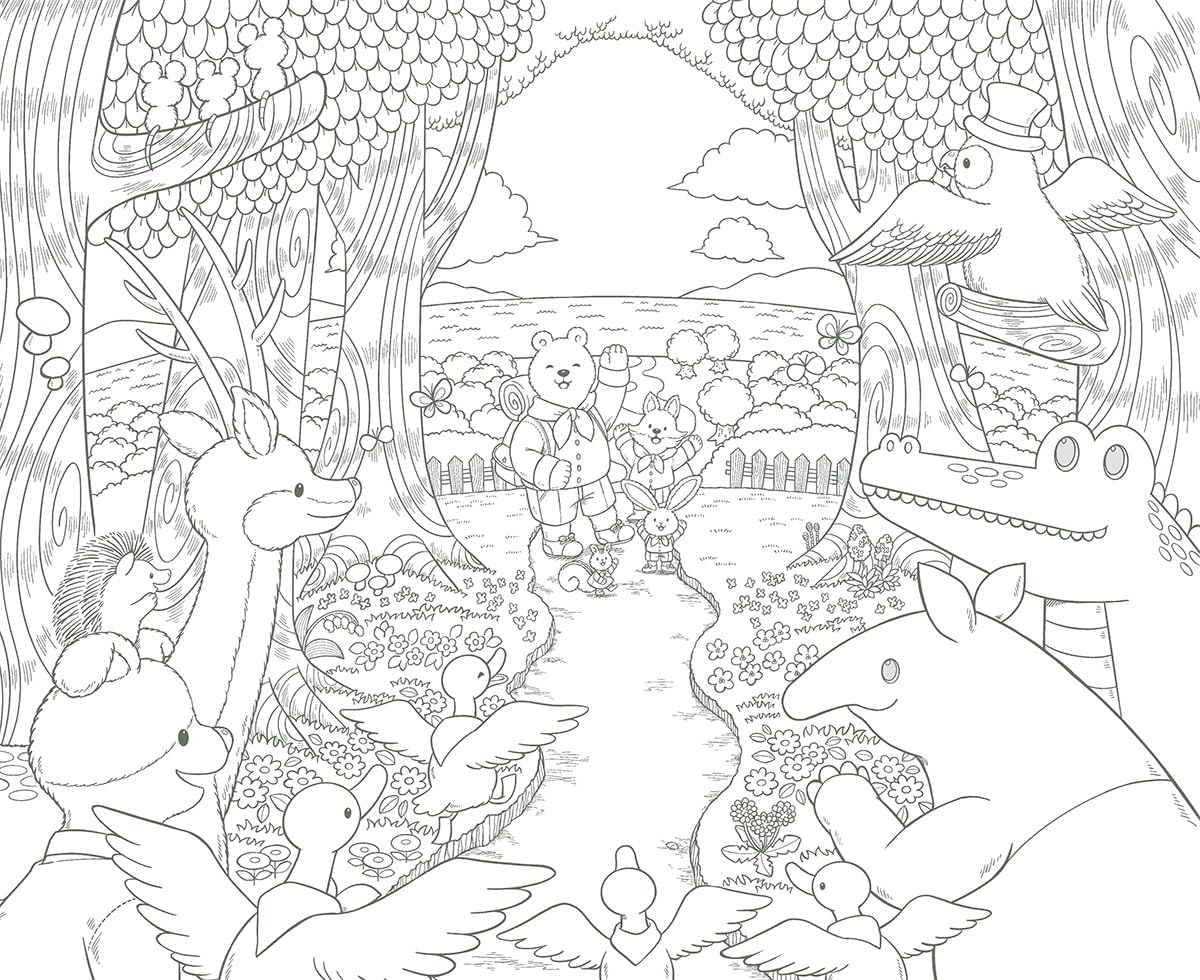 Polar Bear Adventure Cruise Coloring Book by Yuki Shiratori (TOKIMEKU Coloring Book Series)