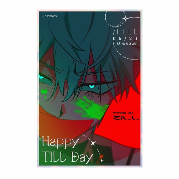 ALIEN STAGE : Illustration Art Board, Happy Till Day