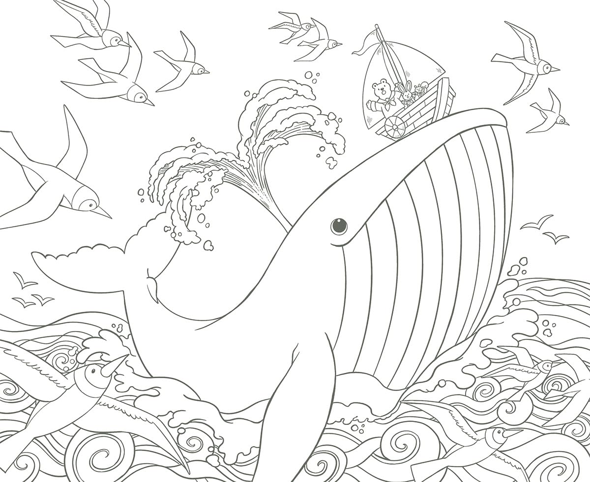 Polar Bear Adventure Cruise Coloring Book by Yuki Shiratori (TOKIMEKU Coloring Book Series)