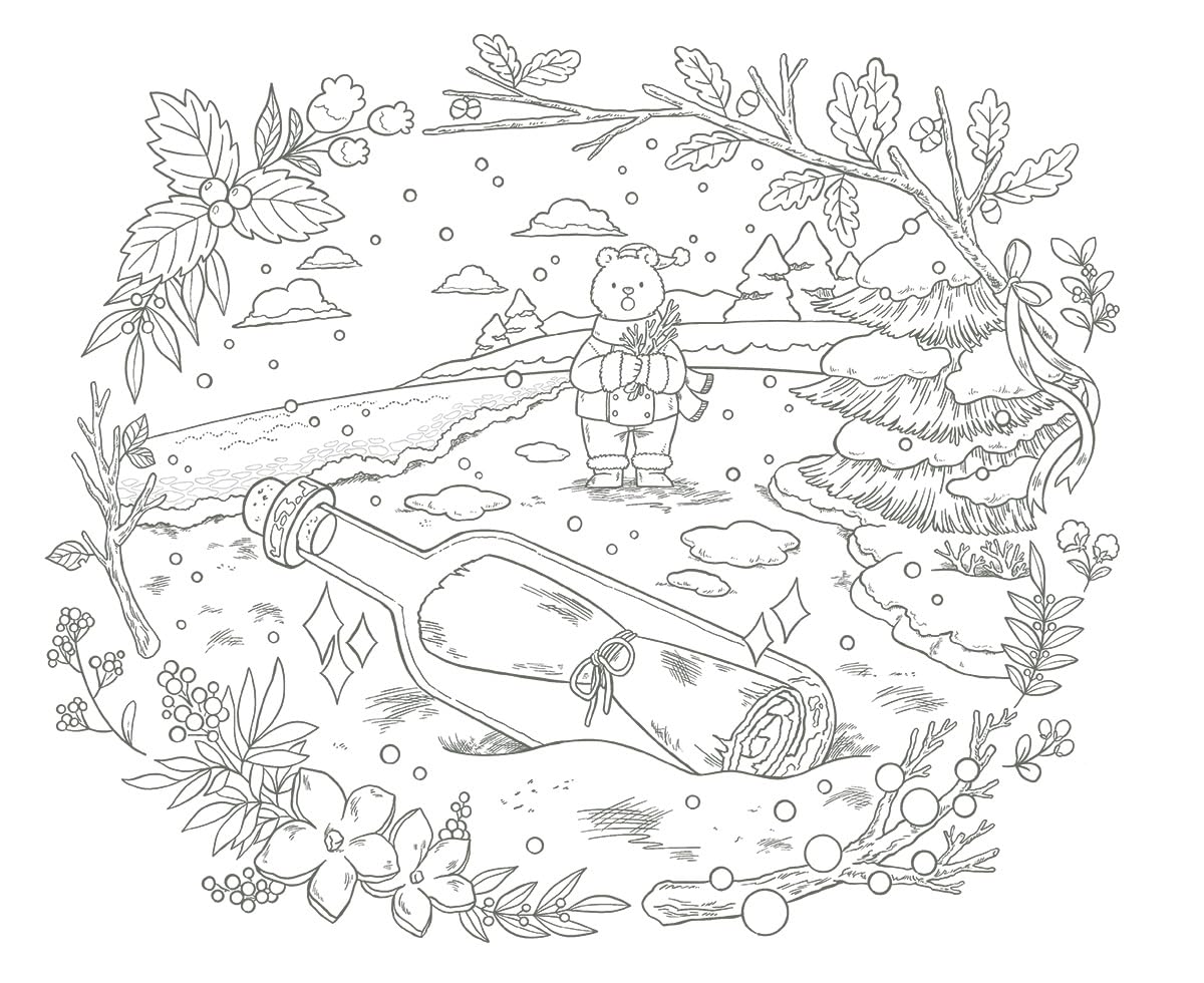 Polar Bear Adventure Cruise Coloring Book by Yuki Shiratori (TOKIMEKU Coloring Book Series)