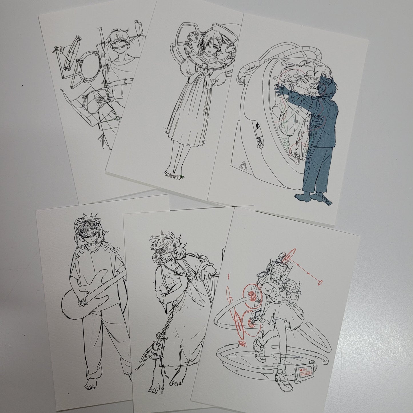 ALIEN STAGE : 6 Postcards