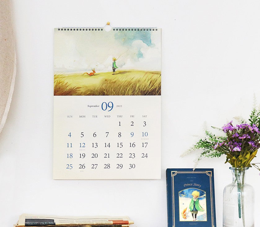 INDIGO 2022 The Little Prince Wall Calendar