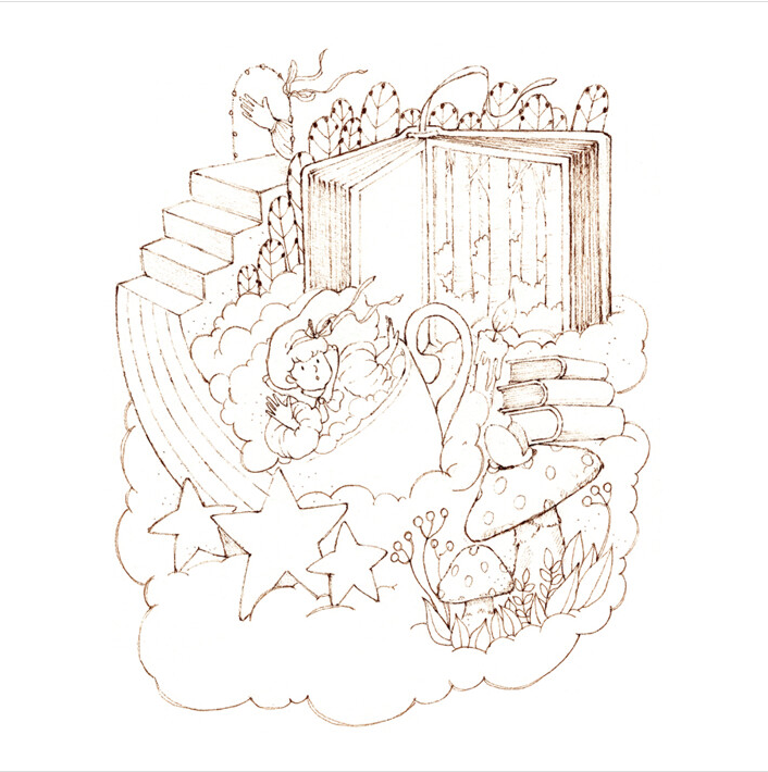 Watercolor&Colorpencil Coloring Book by Byul Nara (Hardcover)