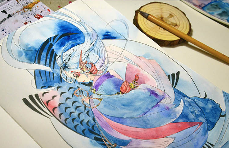 Life Poem - Chinese Ancient Paint Coloring Book