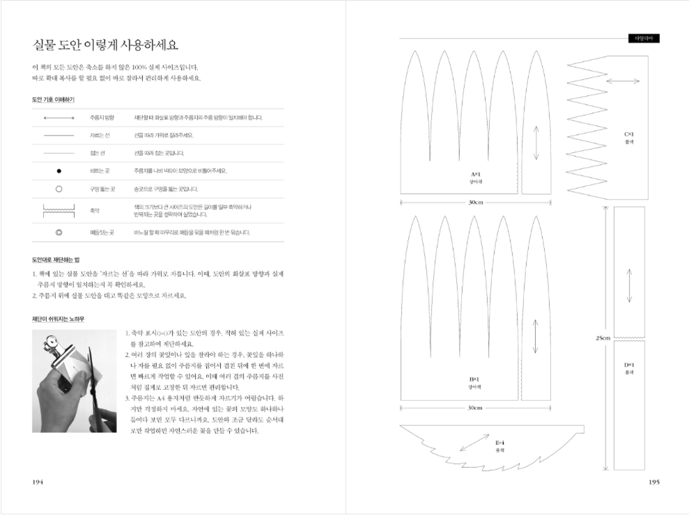 Paper Flower craft book by solely madebymade