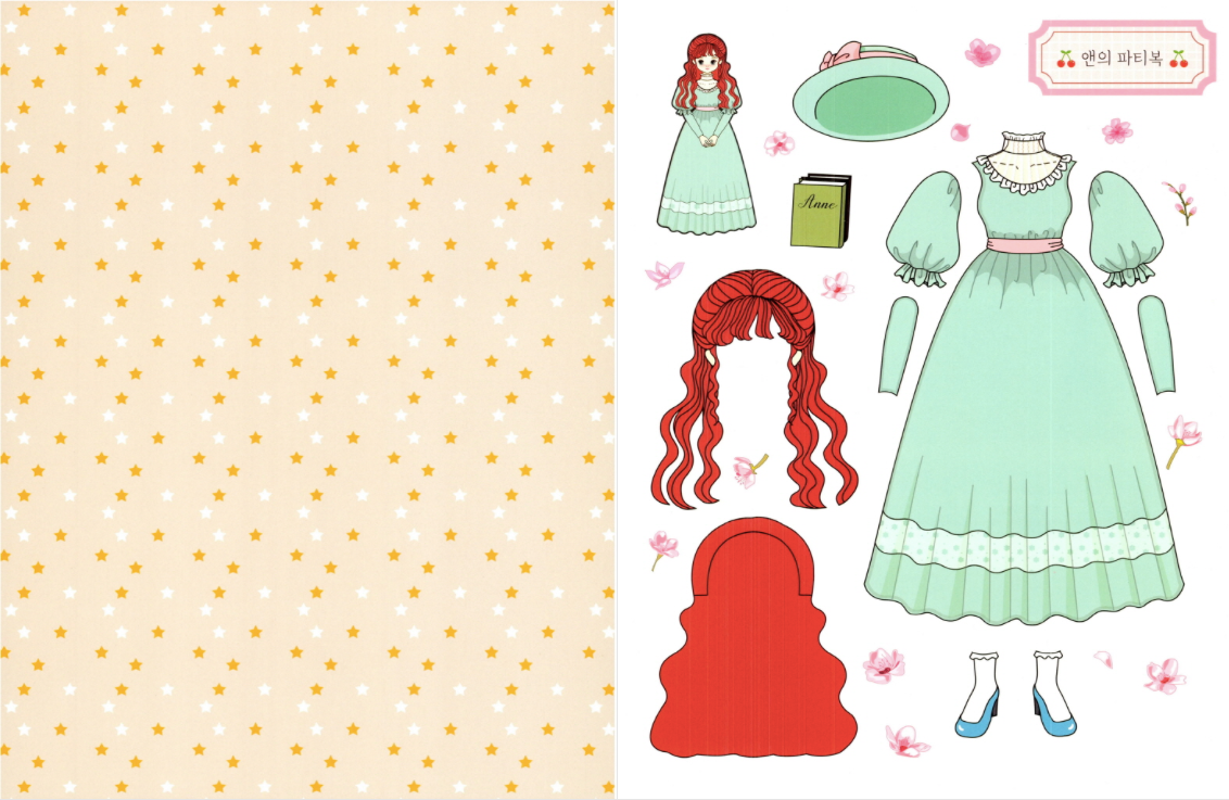 Anne of Green Gables paper doll by pinkchocodoll