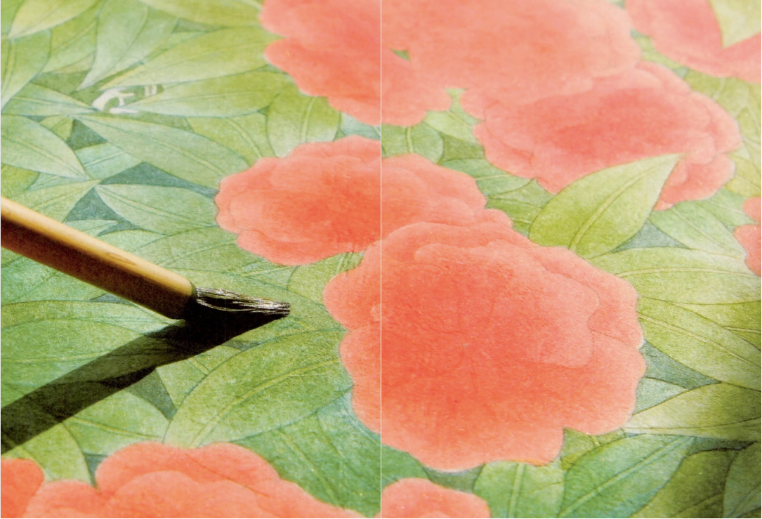 Korean folk art Minhwa tutorial book