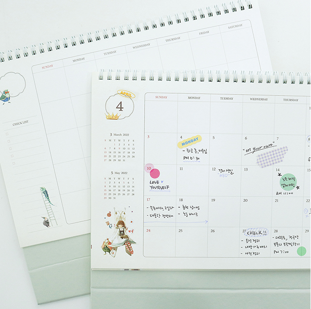 INDIGO 2022 Calendar - Alice in wonderland by Kim minji