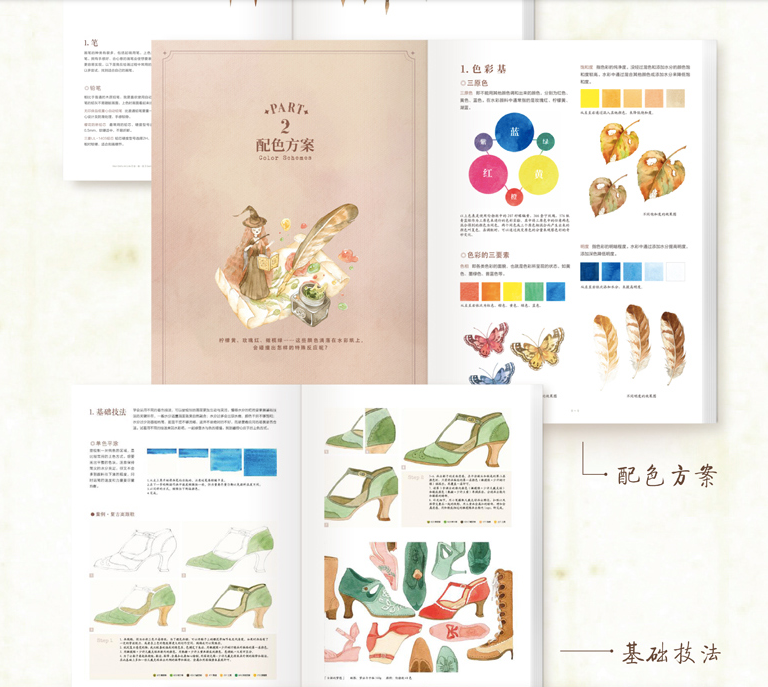 Gemini Girls hall Art Book, Artist Lulu, Mori Girl's Art Life