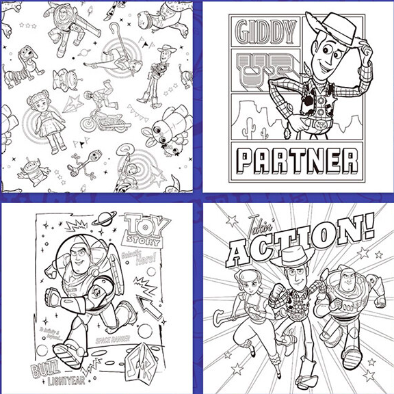 New! Toy story coloring book