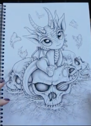 Nachtschwärmer Coloring book by Sarah Richter