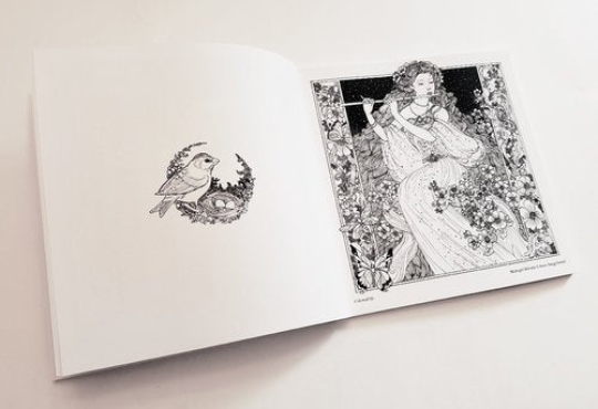 The Moonlit Vale Coloring Book by Annie Stegg Gerard