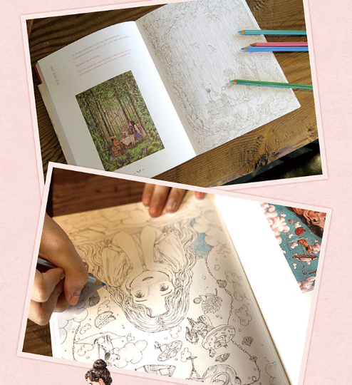 Forest Girl's Coloring Book vol.2 by Aeppol - moments wholly for yoursel