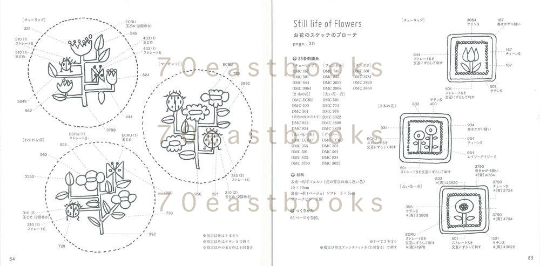 Cute Flower handcraft brooch Book