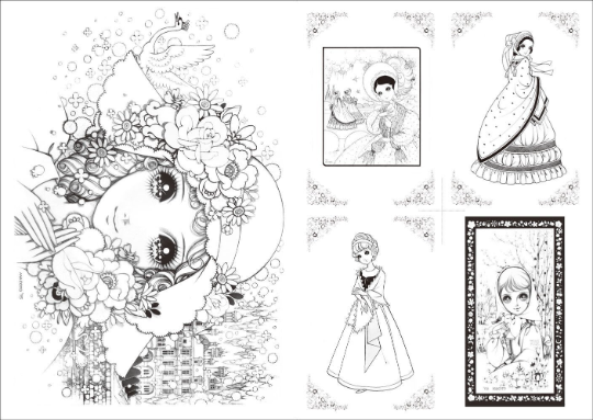 Takahashi Makoto Anime Coloring Book