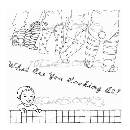 Dear Baby coloring book for adult