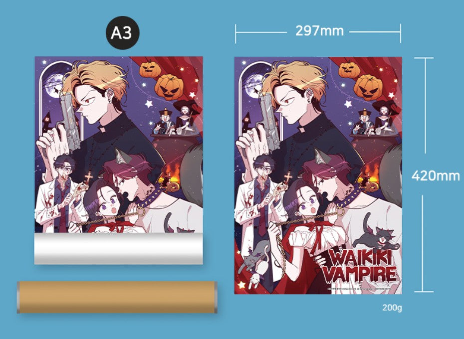 Waikiki Vampire : A3 Poster