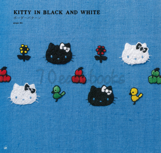 HELLO KITTY embroidery book