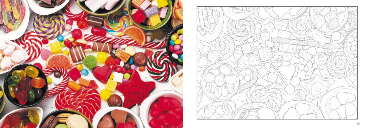 Delicious coloring book (Boutique Mook no.1608), June 2022