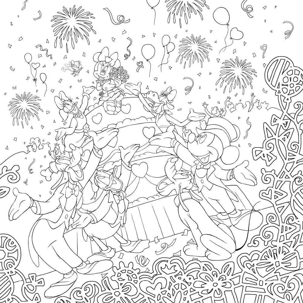 Gorgeous Disney coloring book : Feb 2022 release