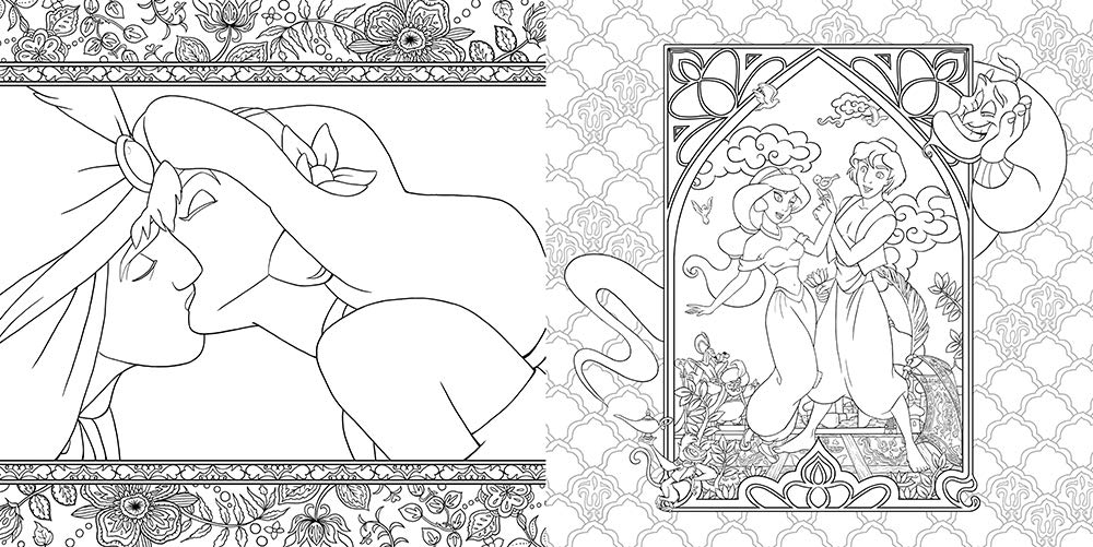 Love-Love Disney coloring book