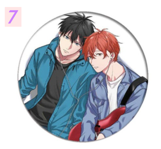 GIVEN, Pin Badge, 7 types