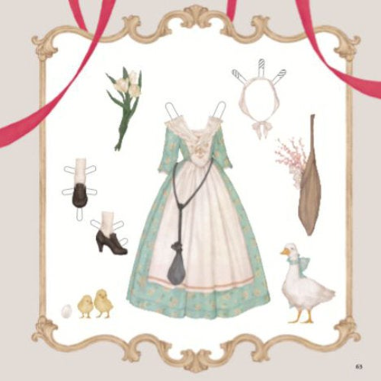 Cinderella paper doll and illustrations book vol.2 by Laphet