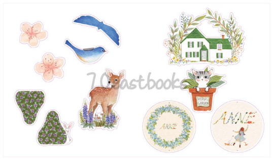 Anne of Green Gables Mobile Paper Art Book by greenivy