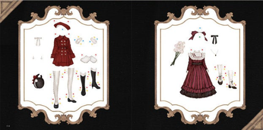 A LITTLE PRINCESS paper doll and illustrations book by Laphet