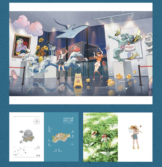 The Journey to Wondertown Art Book / Welcome to Wondertown