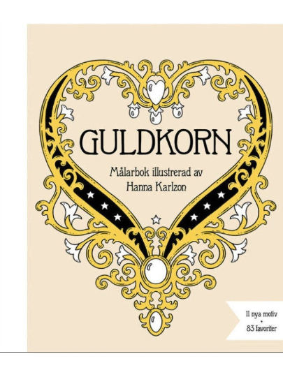Guldkorn (Gold Grains) by Hanna Karlzon - Sweden Coloring Book – 70EastBooks