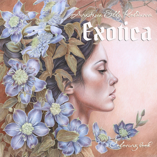 [PRE-ORDER] [COLORING] Exotica Coloring book by Anastasia Elly