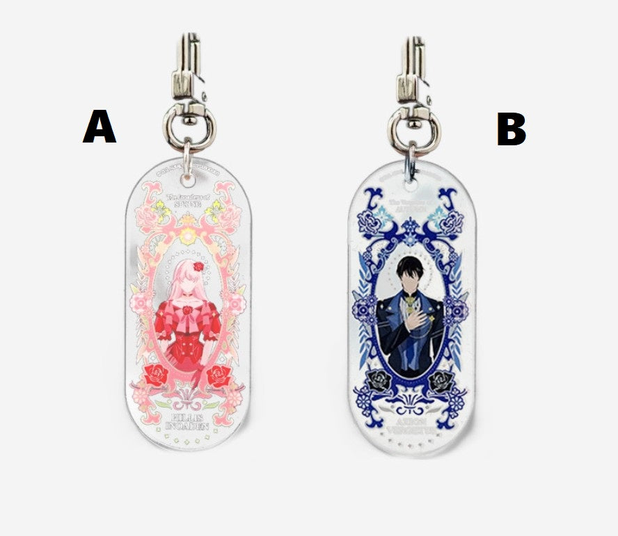 Solitary Lady : Acrylic Keyring