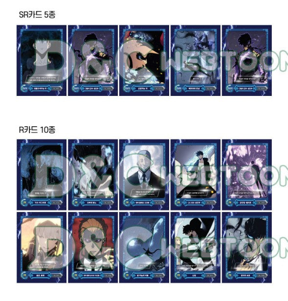 [Back in Stock] Solo Leveling : Collecting Cards (3 cards, randomly)