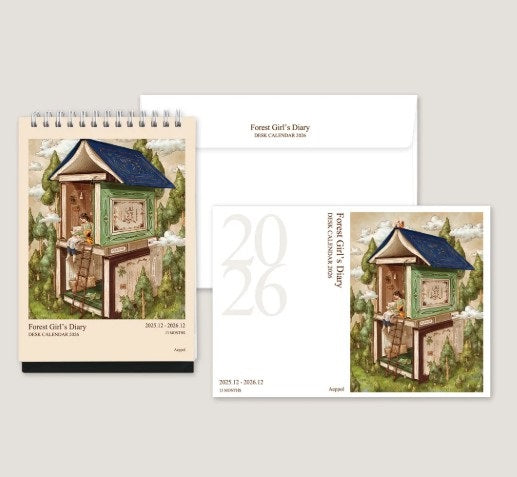 [pre-order][Tumblbug] 2026 Forest Girls Diary & Calendar by Aeppol