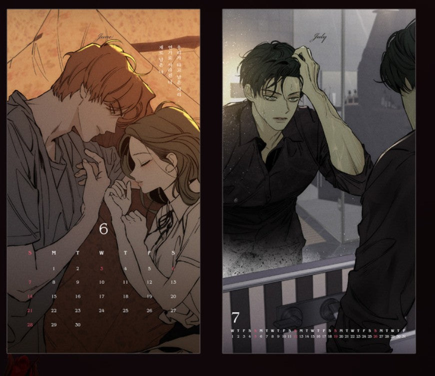 Tears on a Withered Flower : 2026 Desk Calendar