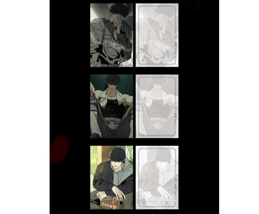[pre-order] Tears on a Withered Flower : Illustration Postcard Book 19+