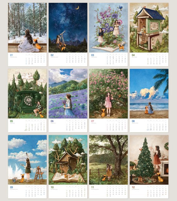 [pre-order][Tumblbug] 2026 Forest Girls Diary & Calendar by Aeppol